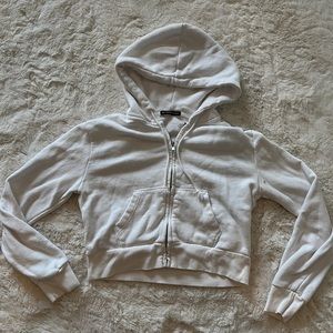Brandy Melville Cropped Zip Up